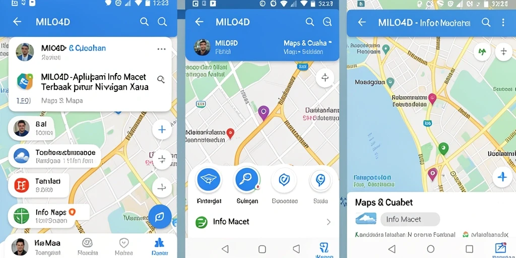 Antarmuka utama MILO4D untuk informasi kemacetan yang jelas dan informatif.