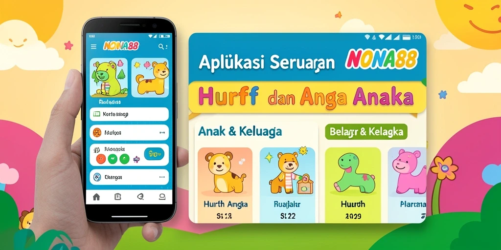 Antarmuka pengguna NONA88 yang ceria dan interaktif.