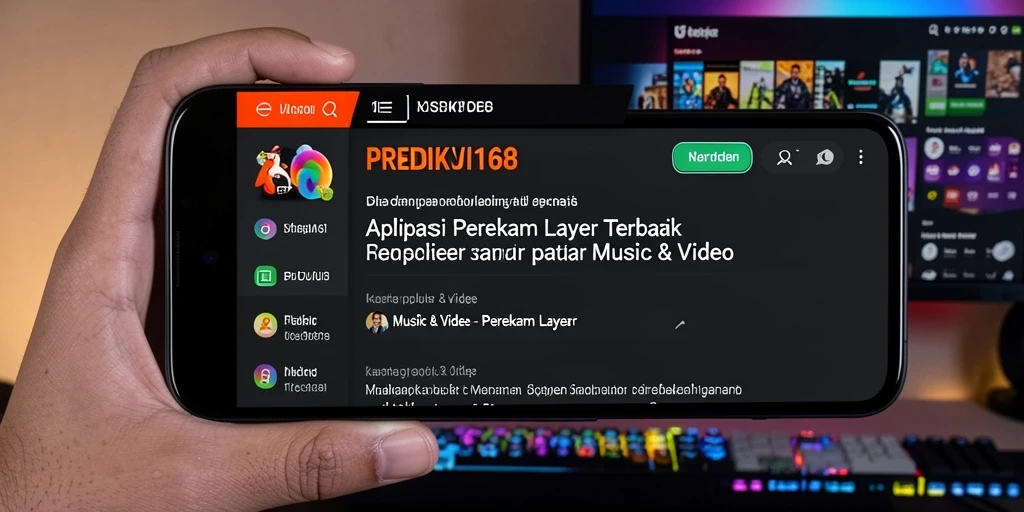 Tampilan antarmuka PREDIKSI168 saat merekam layar.