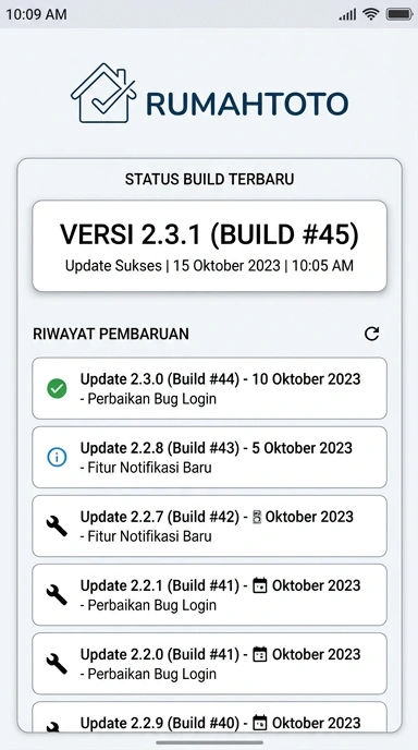 Riwayat Versi Aplikasi rumahtoto untuk Pengguna Android